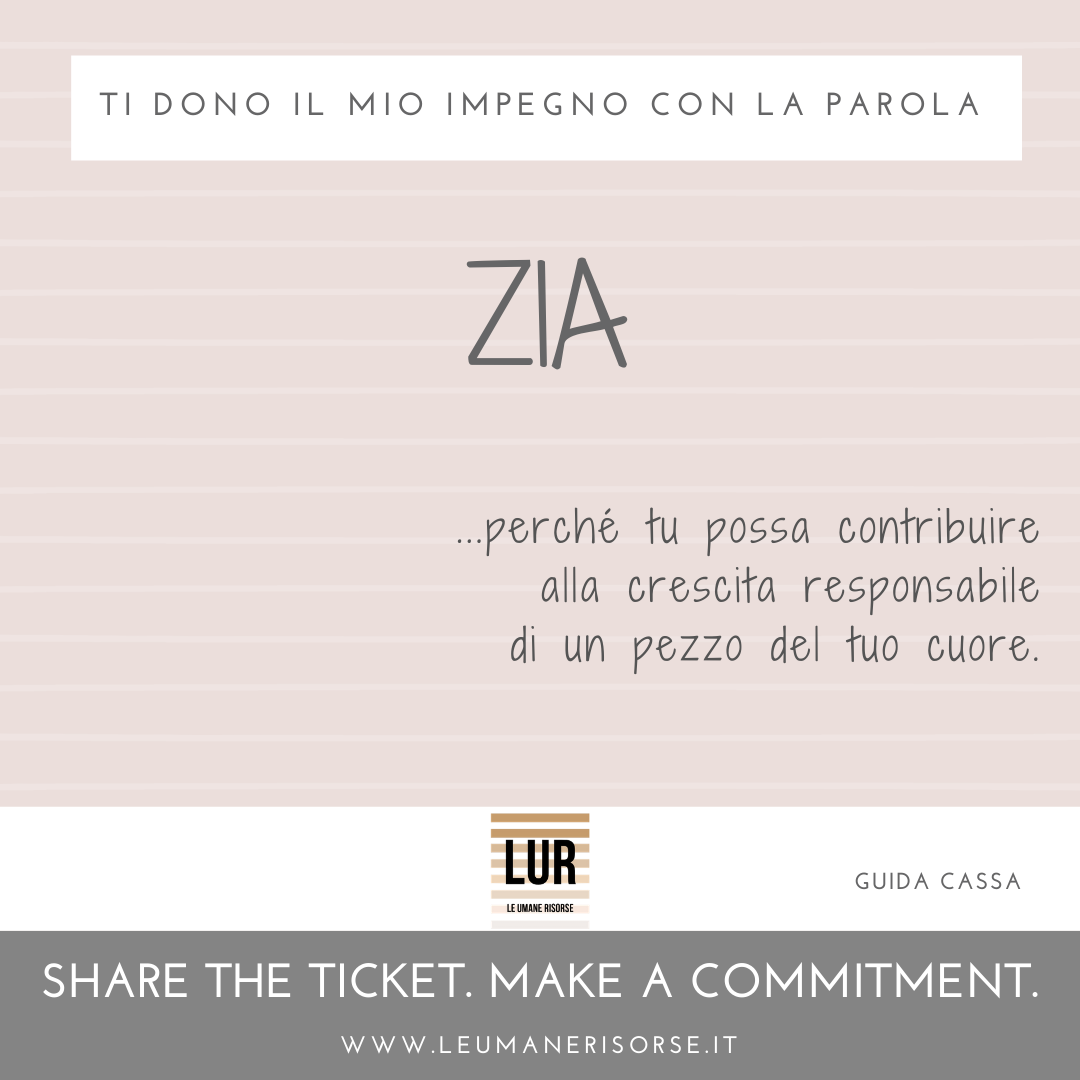 BE A GIVER! — ticket 103