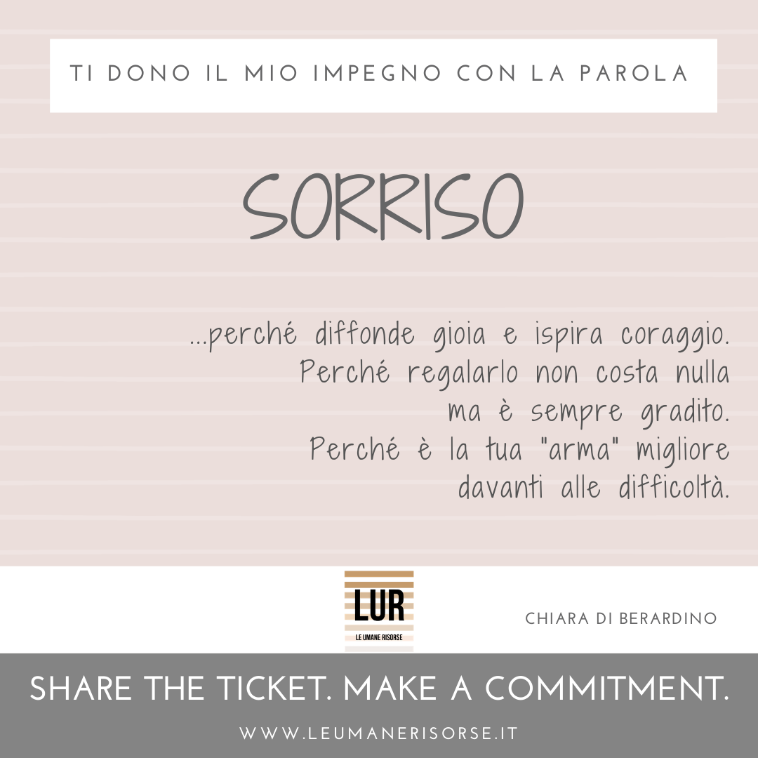 BE A GIVER! — ticket 106