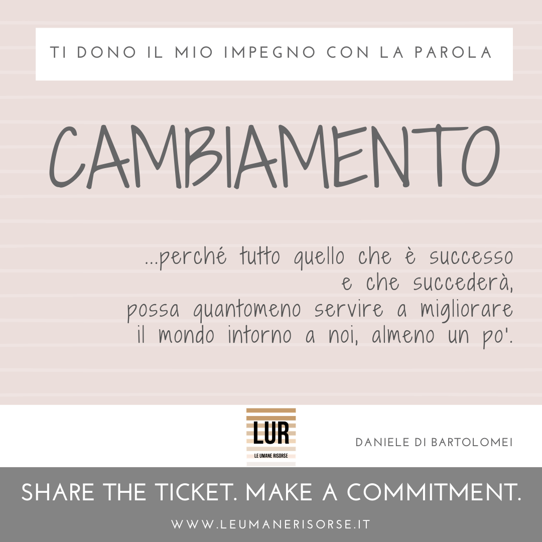 BE A GIVER! — ticket 11