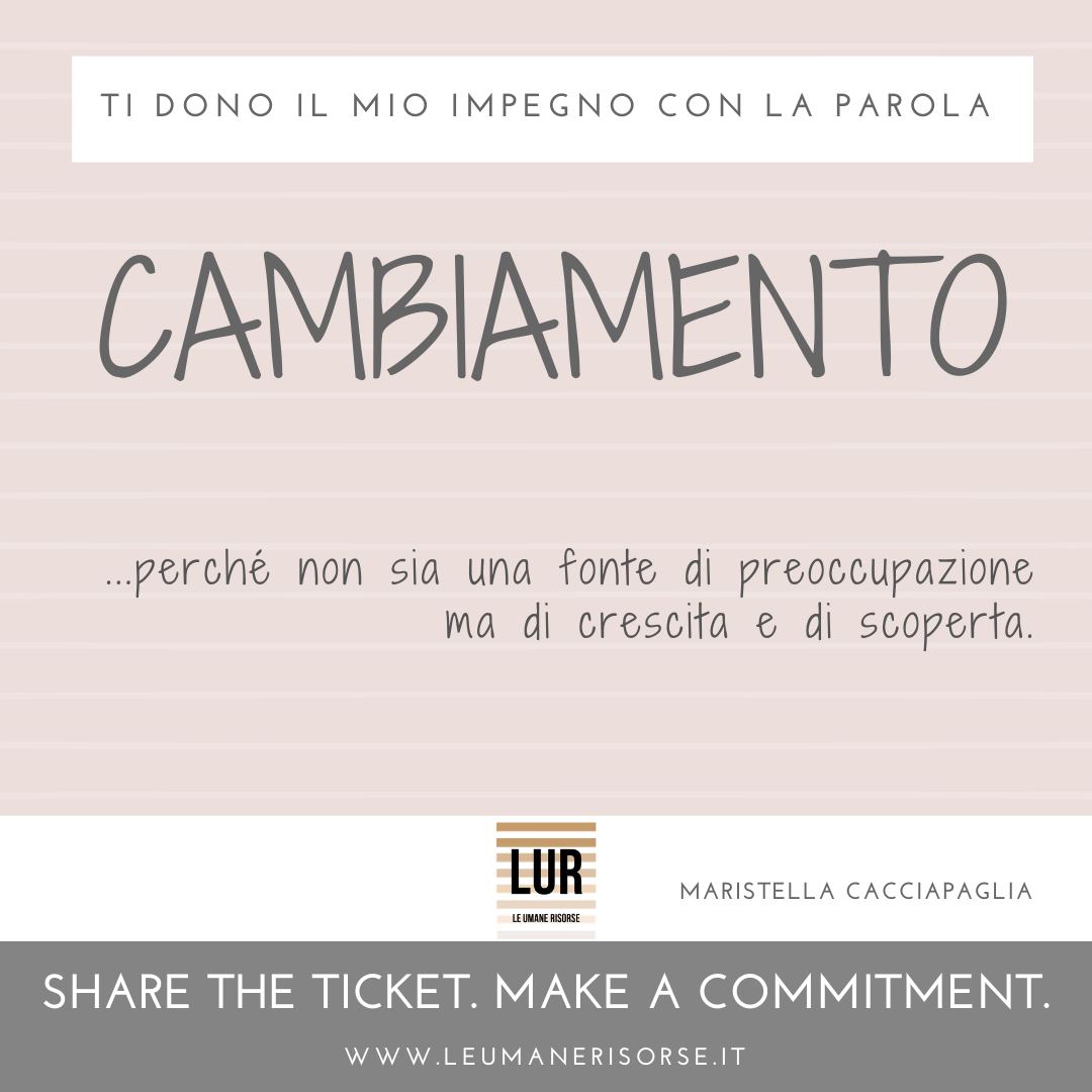 BE A GIVER! — ticket 13