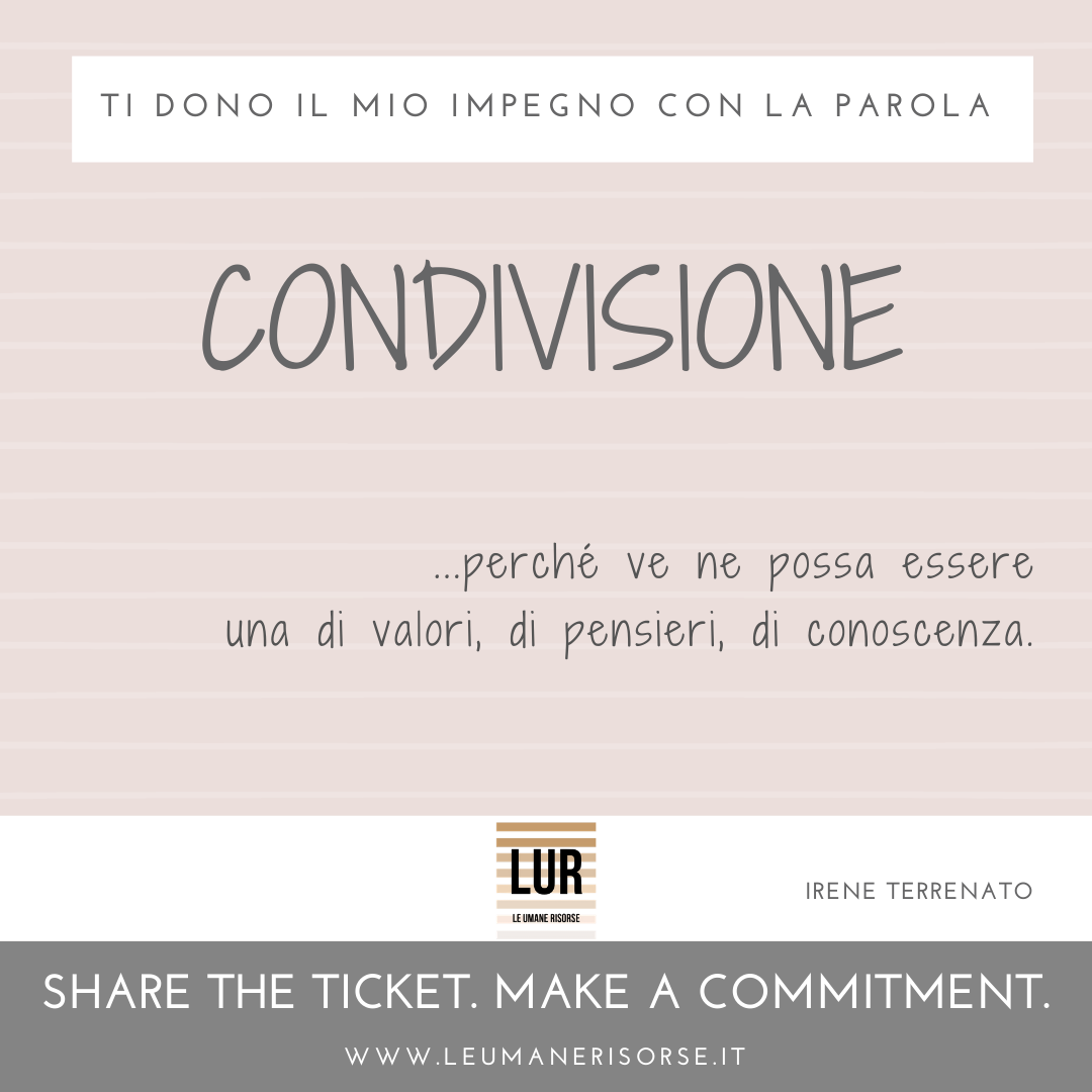 BE A GIVER! — ticket 18