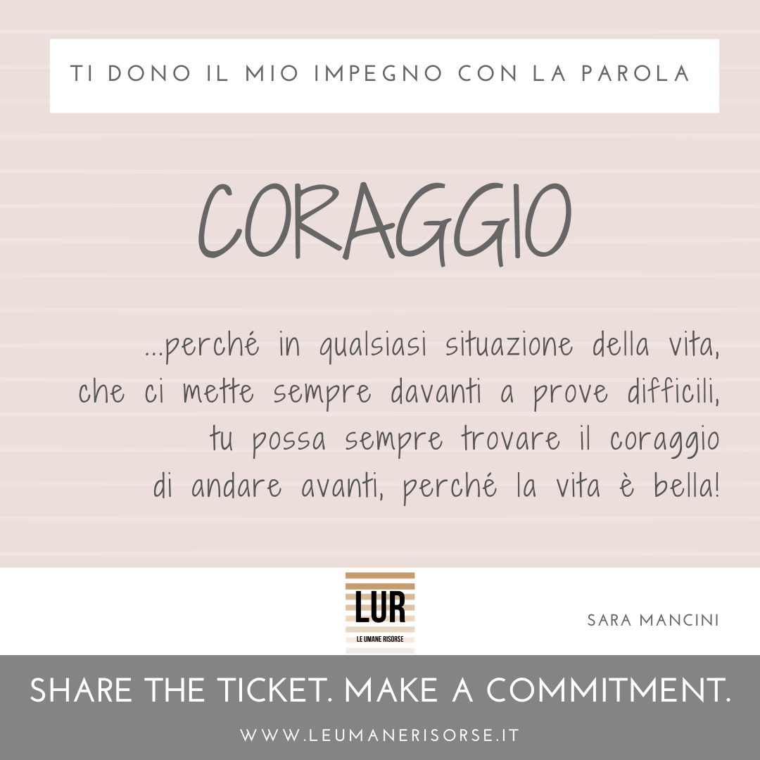 BE A GIVER! — ticket 20