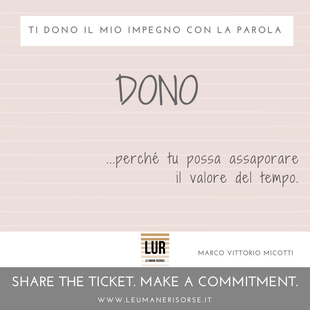 BE A GIVER! — ticket 33