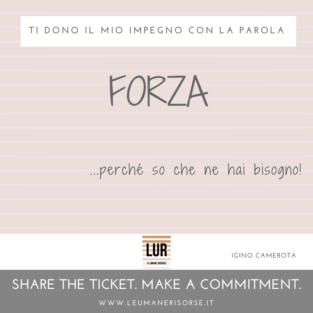 BE A GIVER! — ticket 41