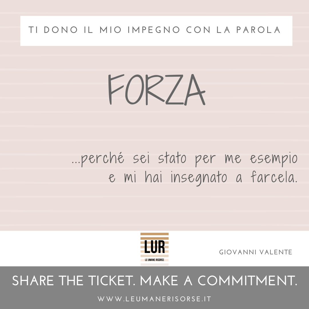 BE A GIVER! — ticket 44