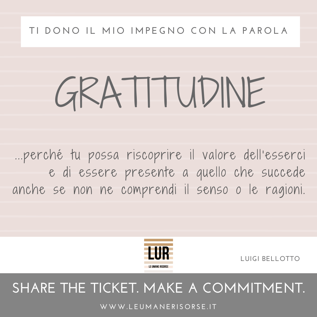 BE A GIVER! — ticket 48