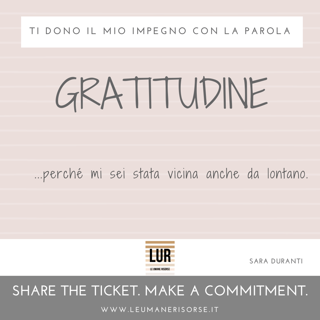 BE A GIVER! — ticket 49