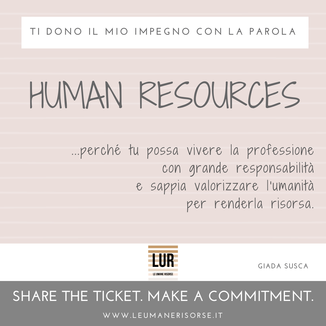 BE A GIVER! — ticket 51