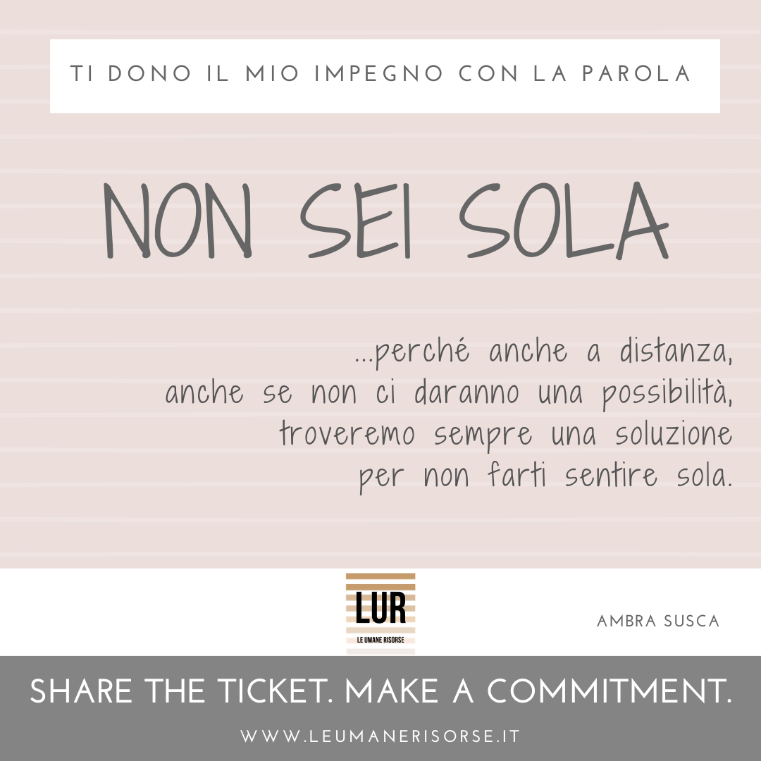 BE A GIVER! — ticket 62