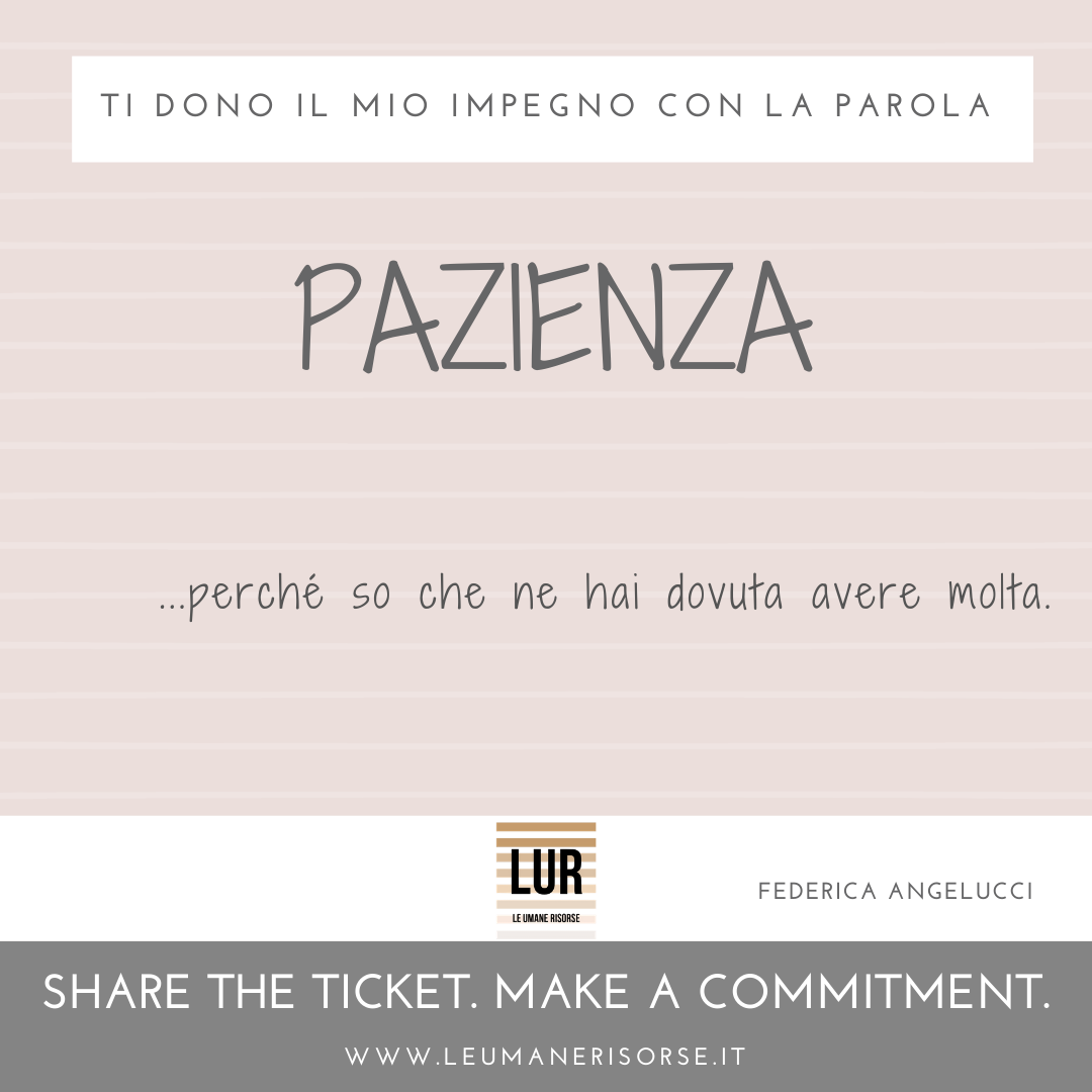 BE A GIVER! — ticket 69