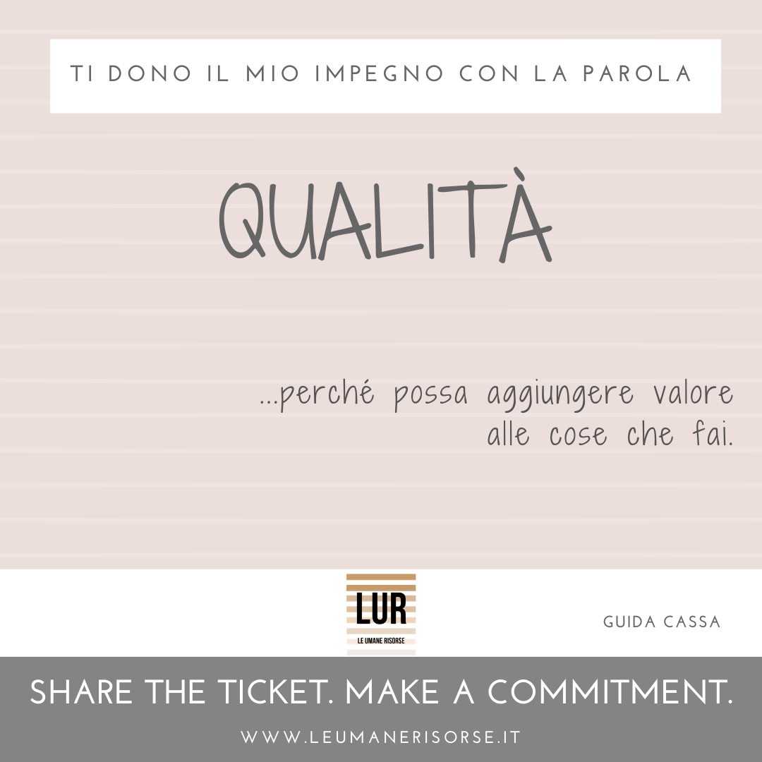 BE A GIVER! — ticket 73