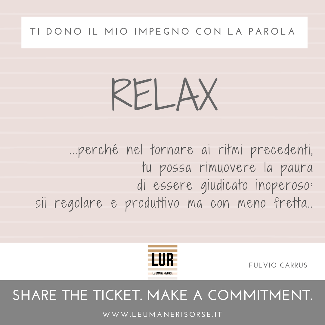 BE A GIVER! — ticket 74