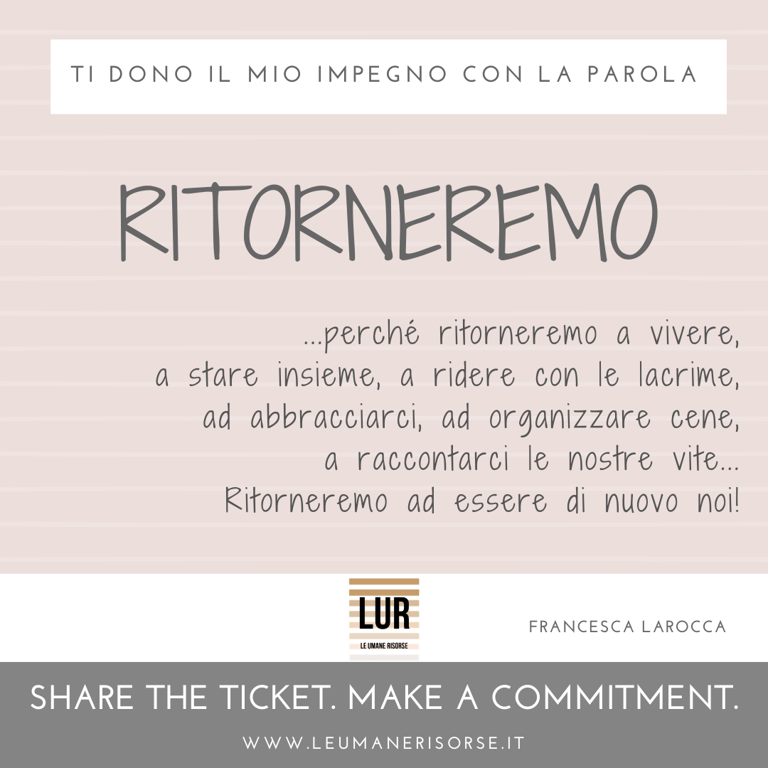 BE A GIVER! — ticket 85
