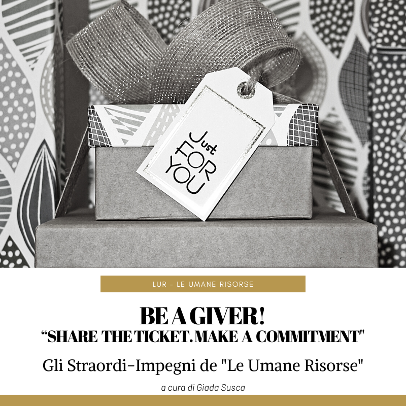 BE A GIVER!